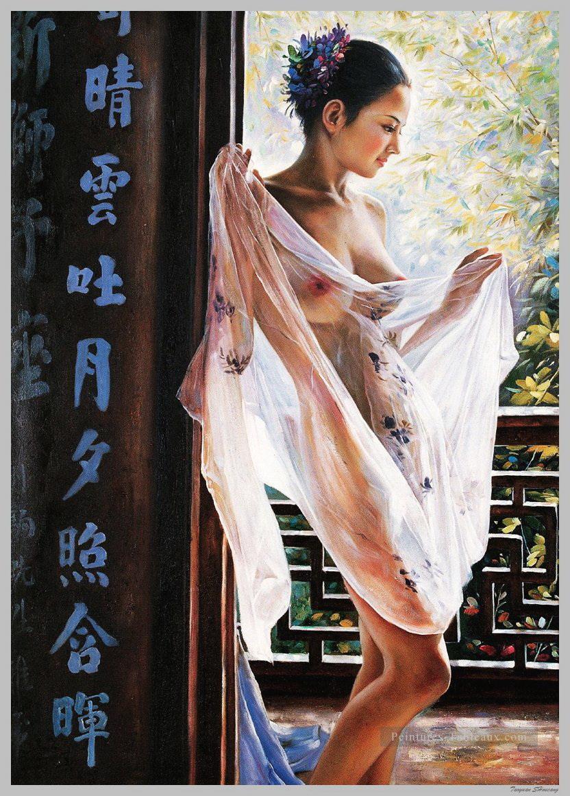 Guan ZEJU 29 chinois Fille Nu Peintures à l'huile